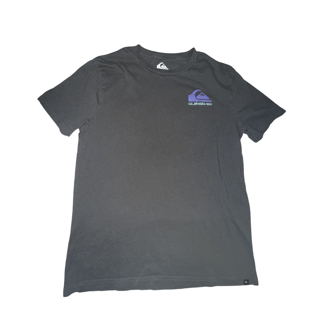 Quiksilver Sunrise Bowl Graphic Tee Boys XL (18/20) Gray